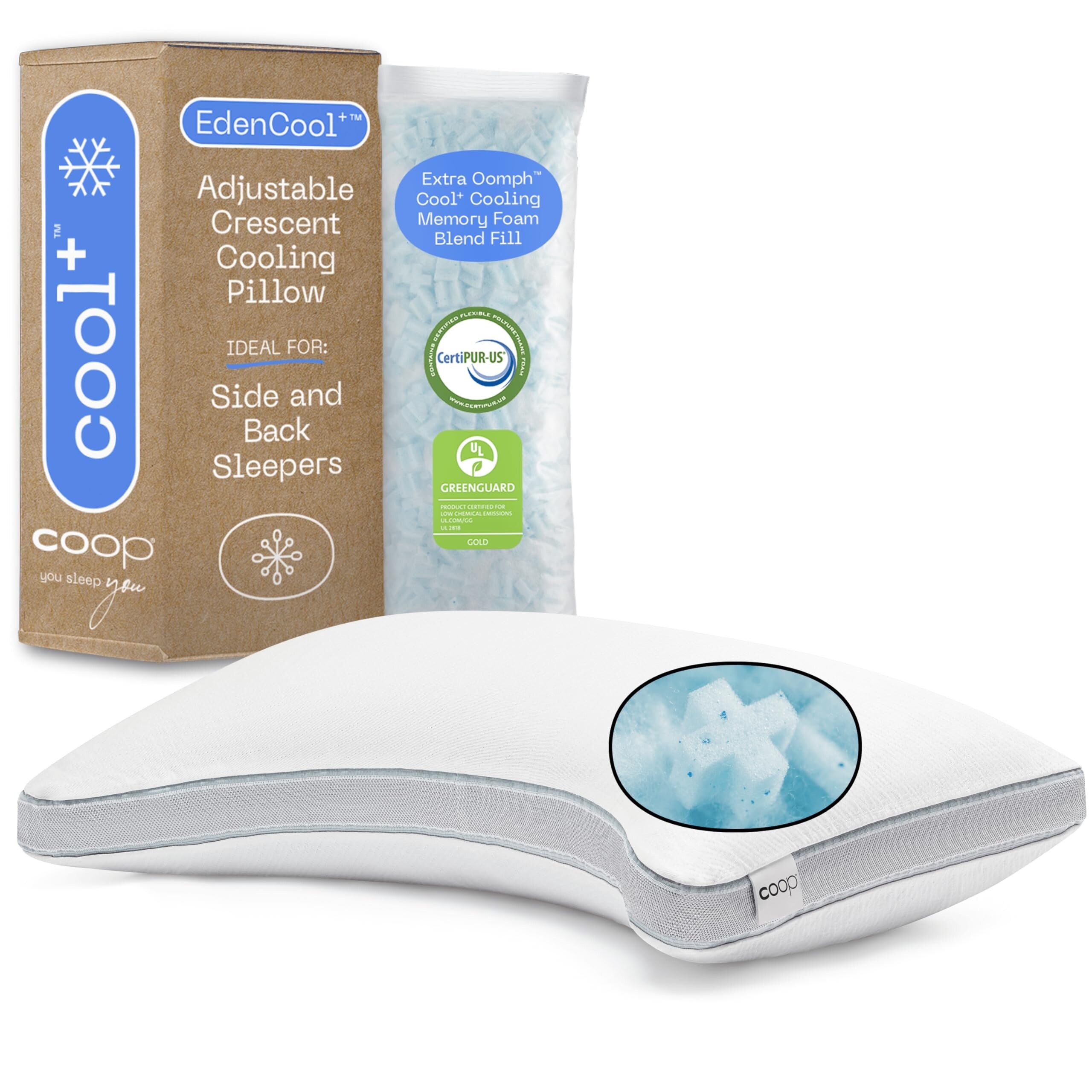 Portable cooling pillow top
